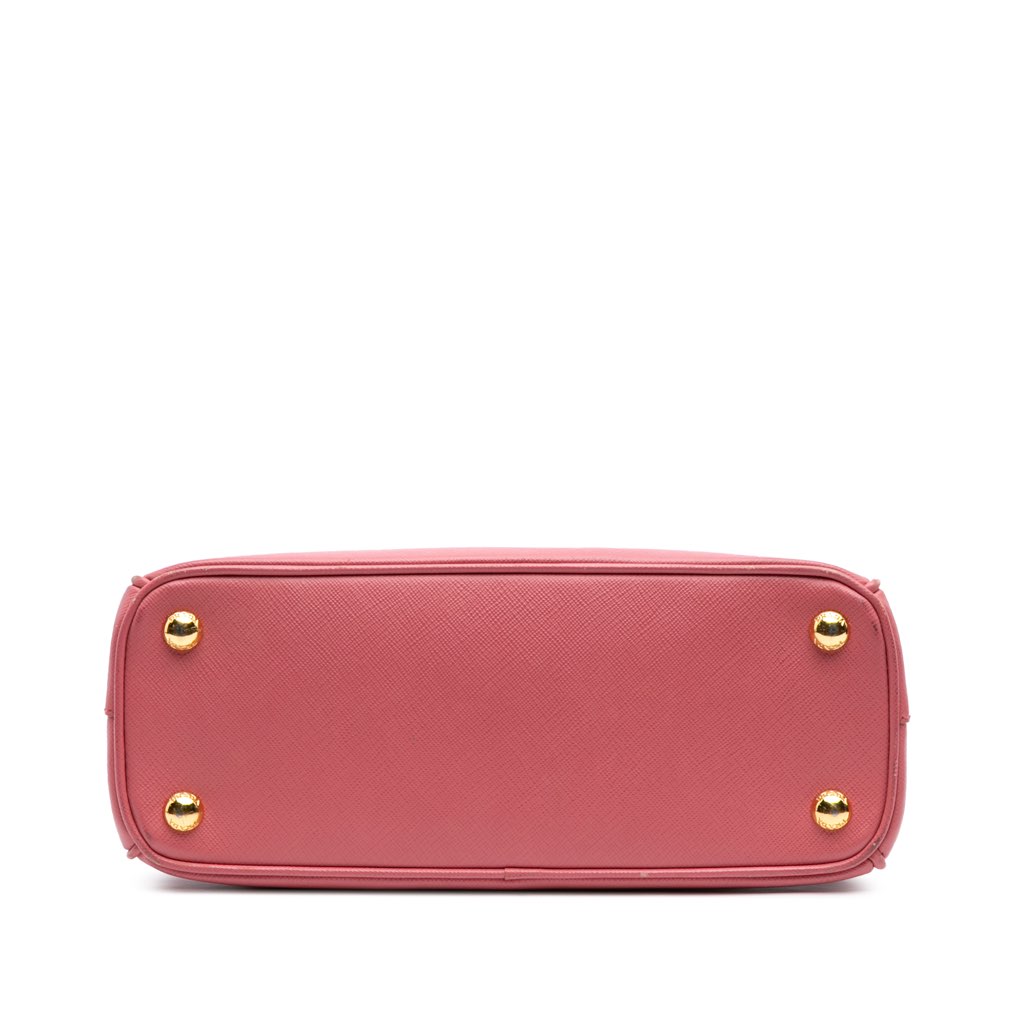 Prada Small Saffiano Lux Galleria Double Zip Satchel - Image 6