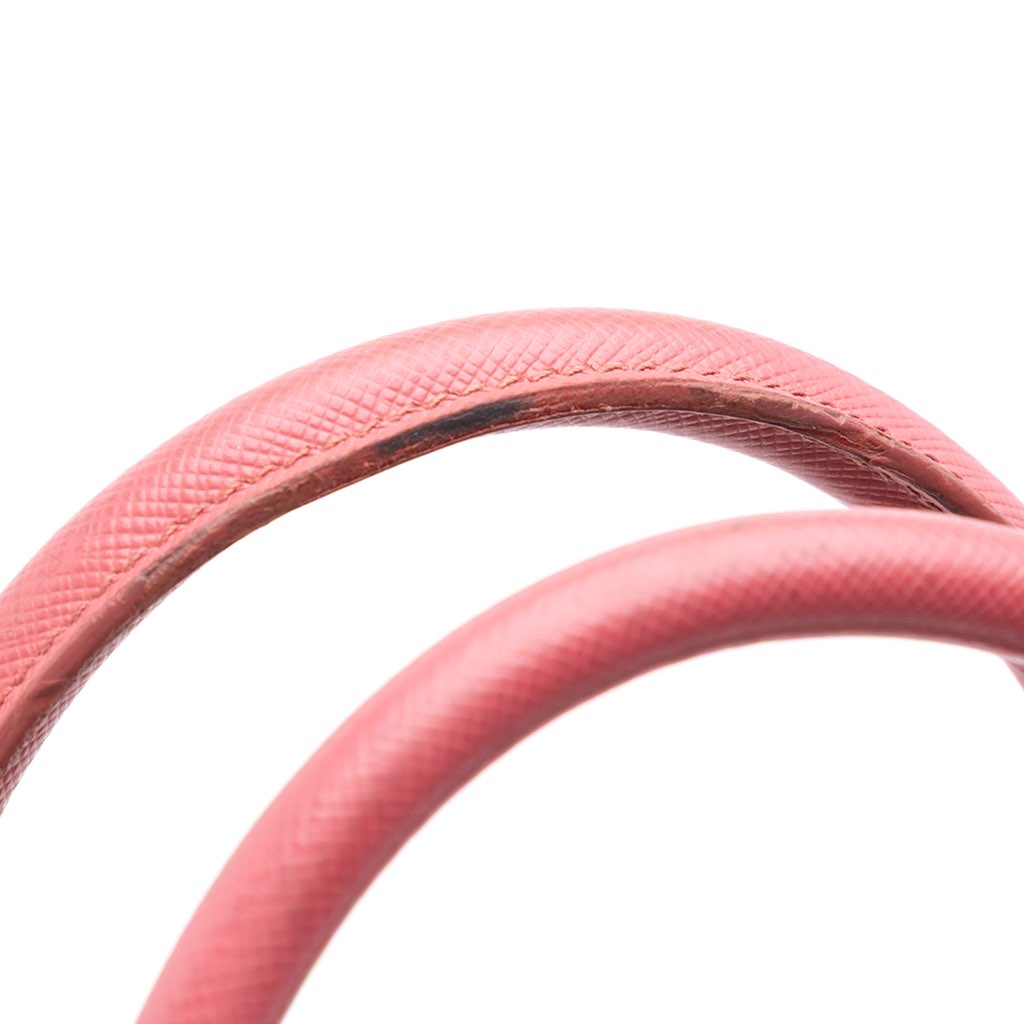 Prada Small Saffiano Lux Galleria Double Zip Satchel - Image 11