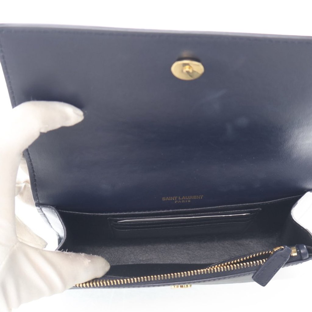 Saint Laurent Smooth Calfskin Monogram Kate Belt Bag - 5