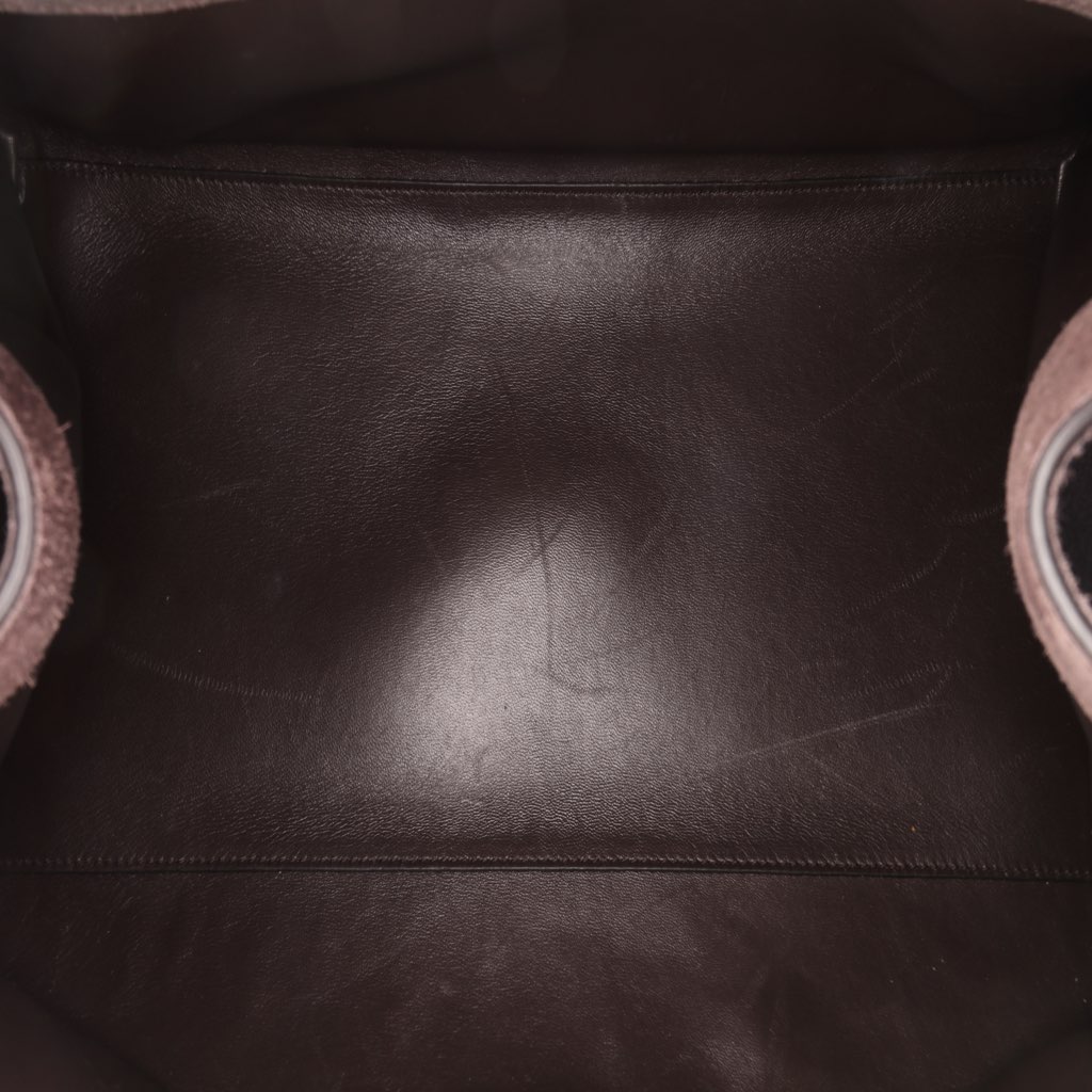 Salvatore Ferragamo Large Suede Hug Top Handle Bag - 4