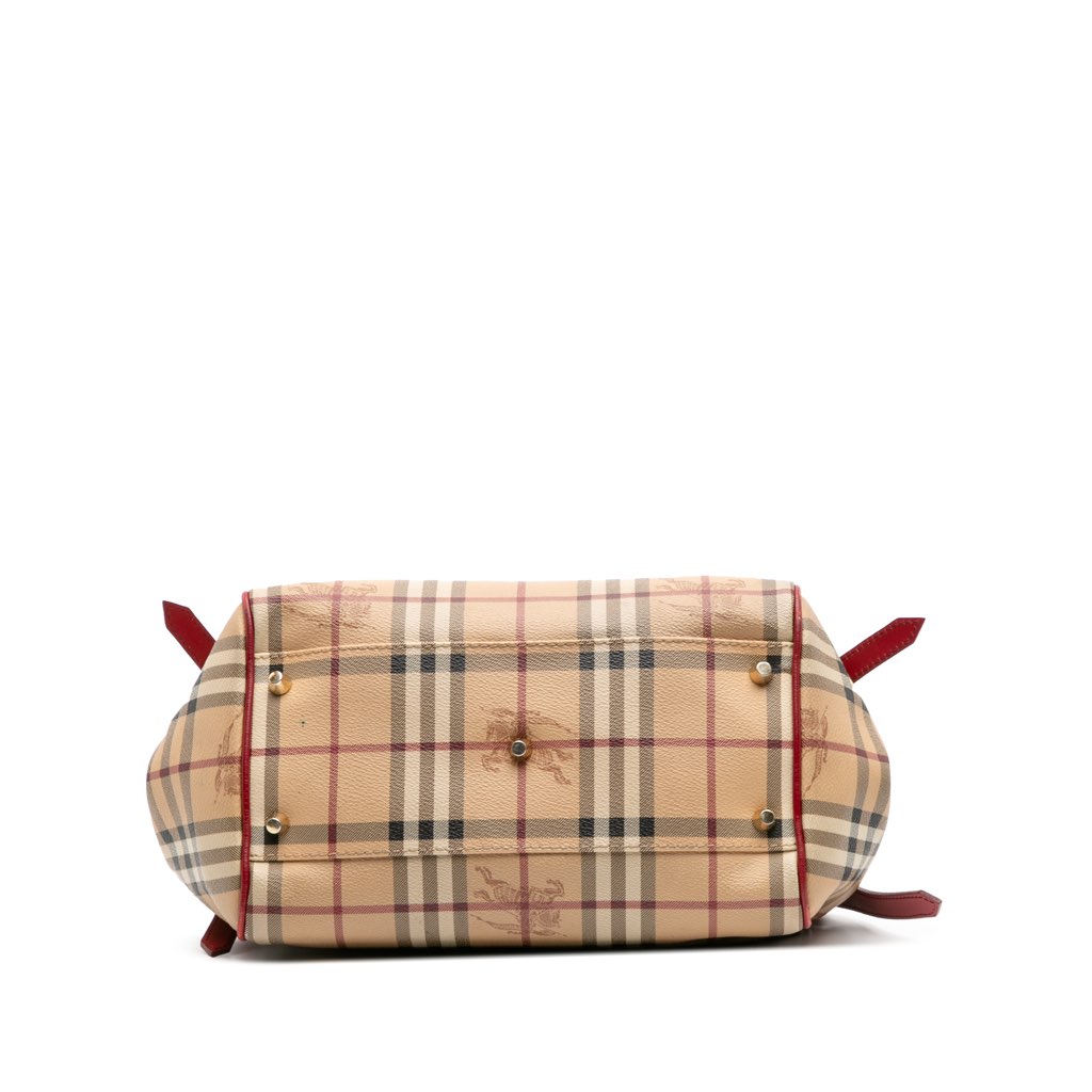 Burberry Small Haymarket Check Coated Canvas Canterbury Tote - 3