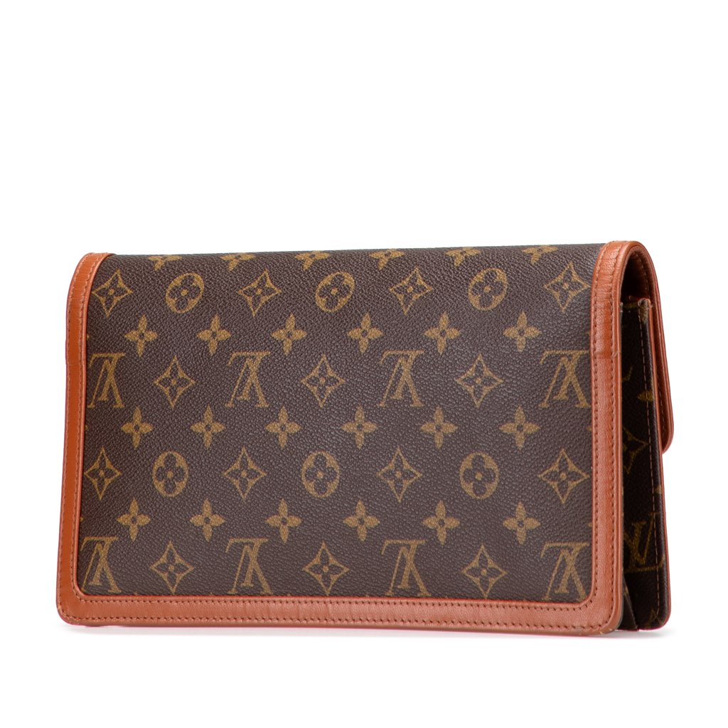 Louis Vuitton Monogram Pochette Dame GM - Back view