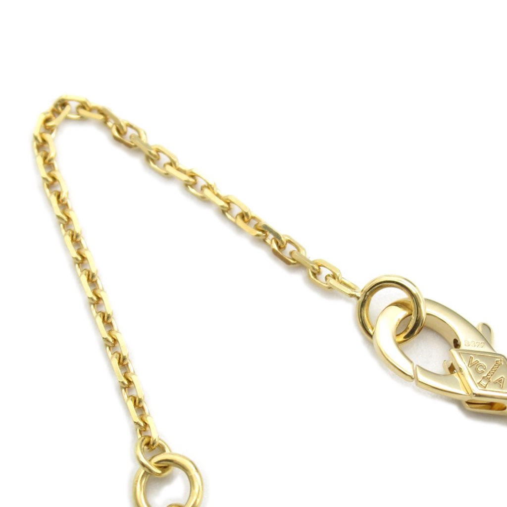 Van Cleef & Arpels 18K Yellow Gold and Onyx Vintage Alhambra Pendant Necklace - 5