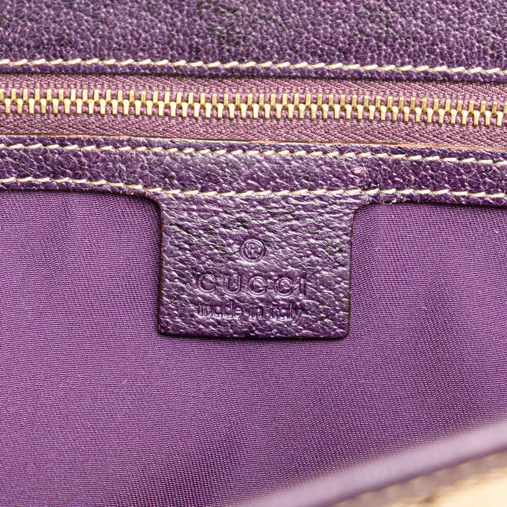 Gucci GG Canvas Jackie Piston Lock Tote - 5