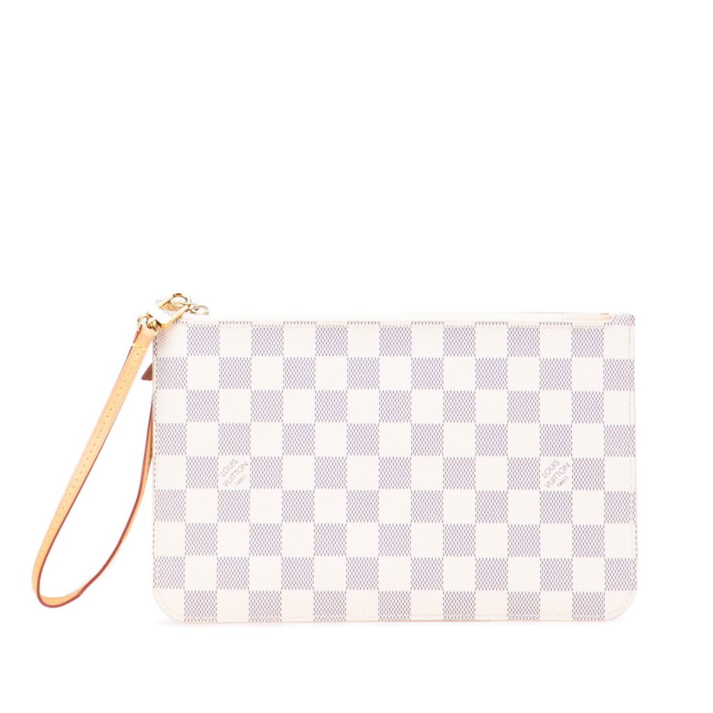 Louis Vuitton Damier Azur Neverfull MM Pouch