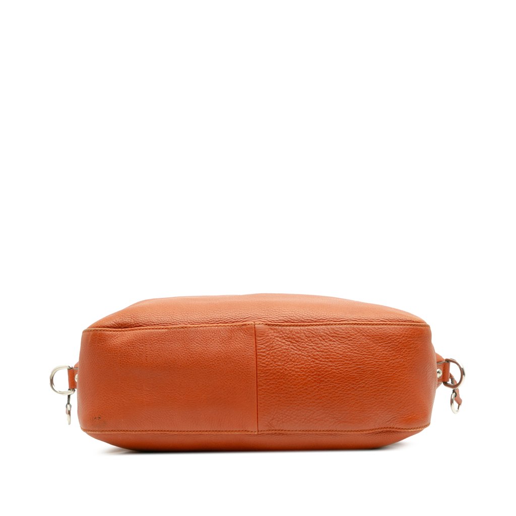 Gucci Large Pebbled Calfskin Icon Bit Satchel - Image 6