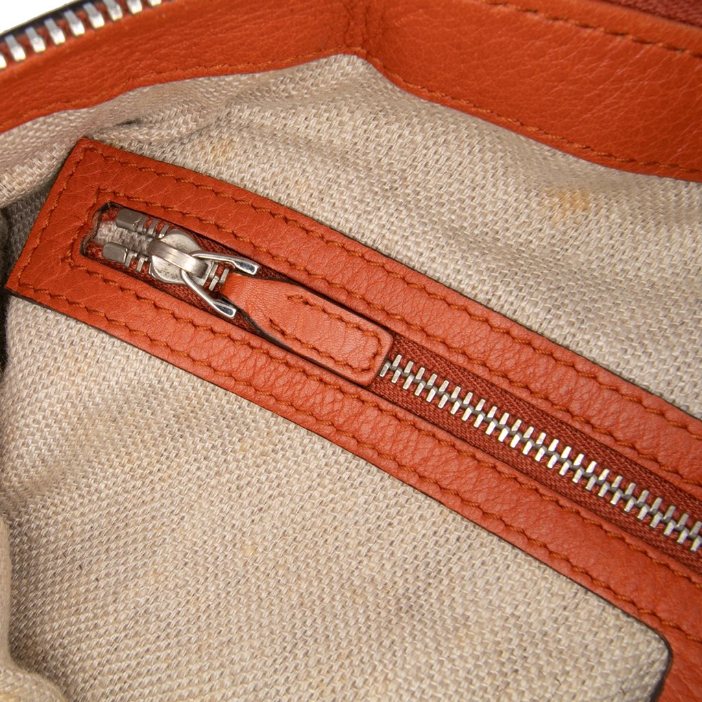 Gucci Large Pebbled Calfskin Icon Bit Satchel - Detail 2