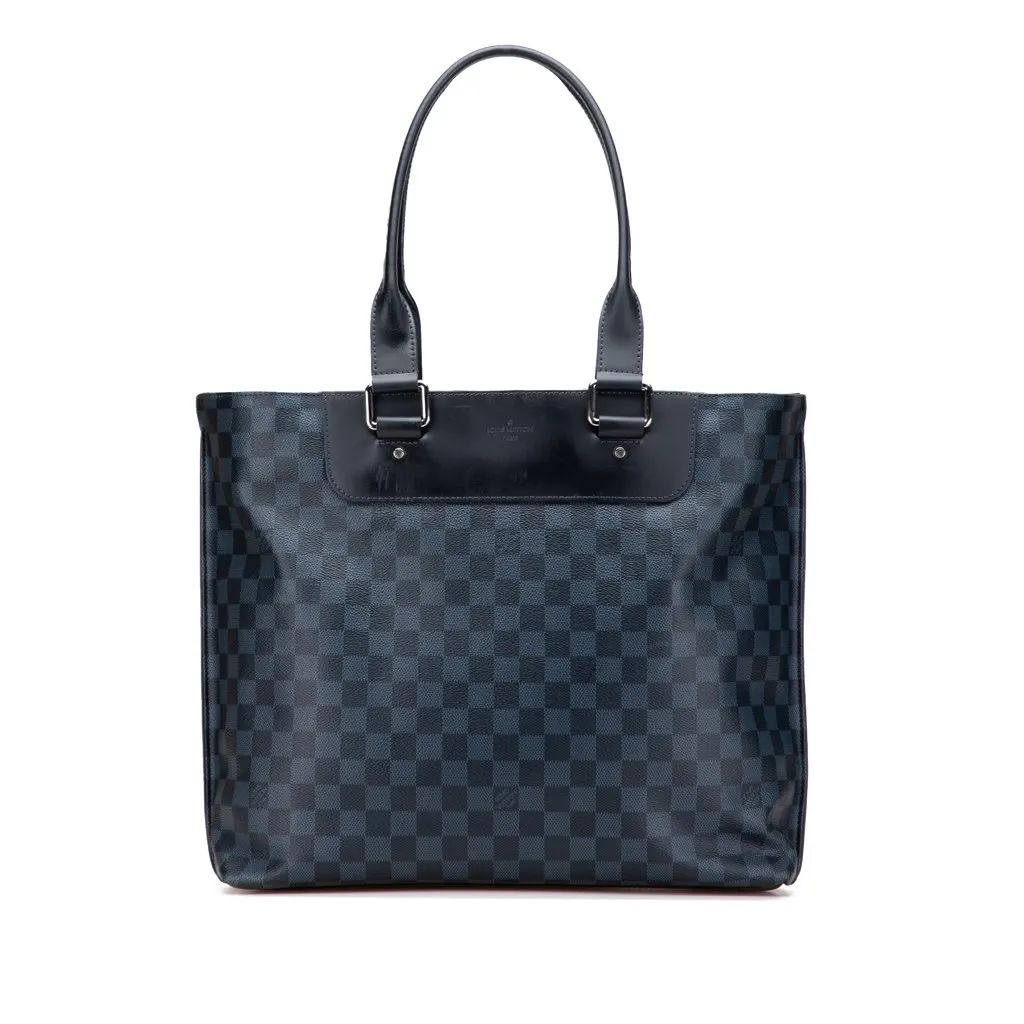 Louis Vuitton Damier Cobalt Cabas Voyage Blue Canvas Very good - Front View