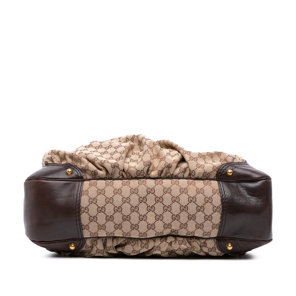 Gucci Large GG Canvas Jockey Hobo - 3