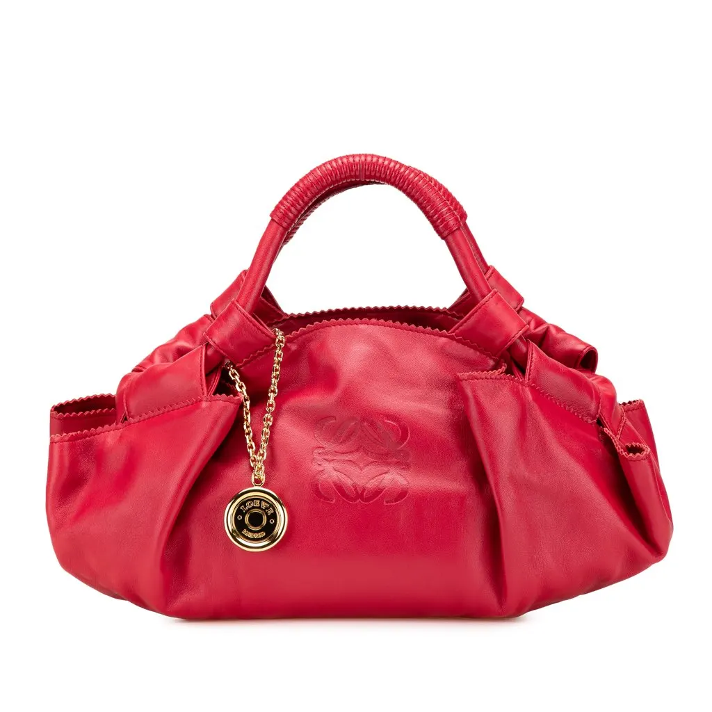 Loewe Nappa Aire Red Leather Good - Front View