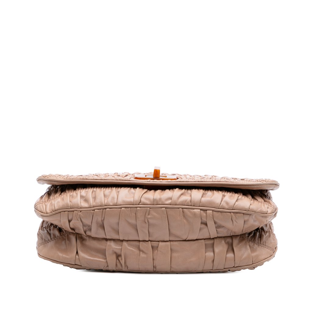 Prada Nappa Gaufre Resin Chain Shoulder Bag - Image 6