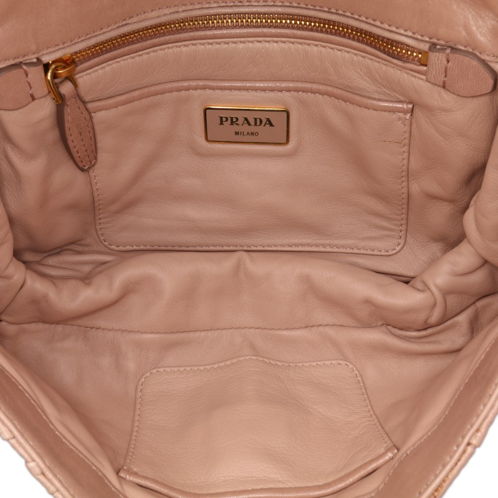 Prada Nappa Gaufre Resin Chain Shoulder Bag - 4