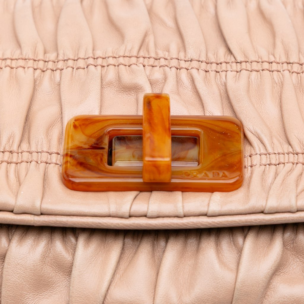 Prada Nappa Gaufre Resin Chain Shoulder Bag - Image 10