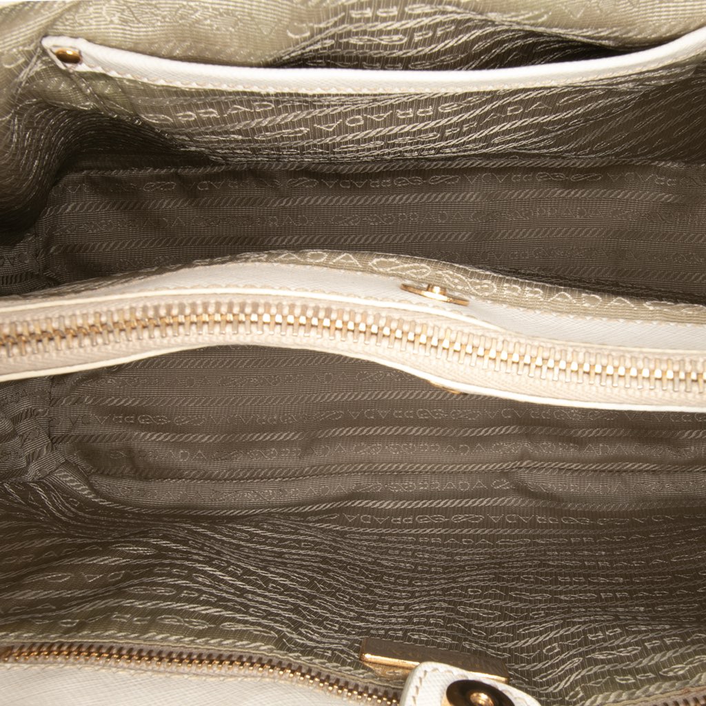 Prada Medium Saffiano Fori Perforated Galleria Tote - 4