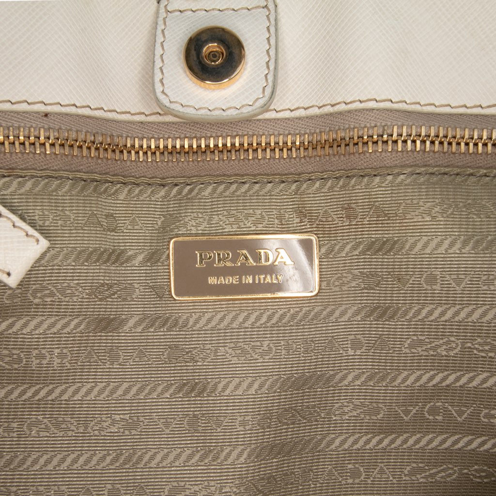 Prada Medium Saffiano Fori Perforated Galleria Tote - 5