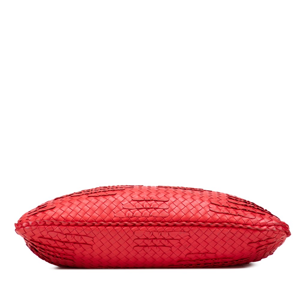 Bottega Veneta Medium Nappa Intrecciato Ruffle Veneta Hobo - Image 6