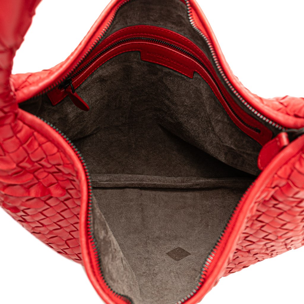 Bottega Veneta Medium Nappa Intrecciato Ruffle Veneta Hobo - 4