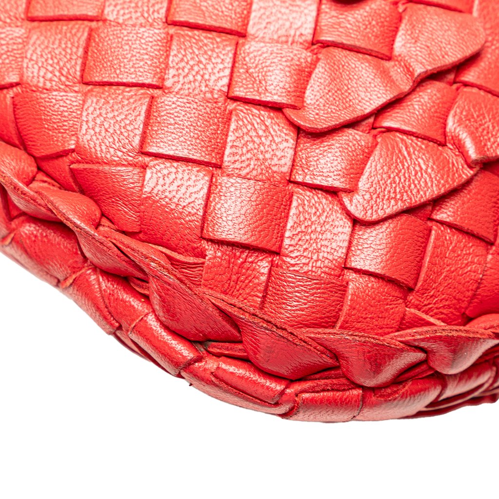 Bottega Veneta Medium Nappa Intrecciato Ruffle Veneta Hobo - Image 11