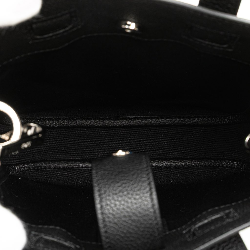 Dior Mini Grained Calfskin Saddle Tote - 4