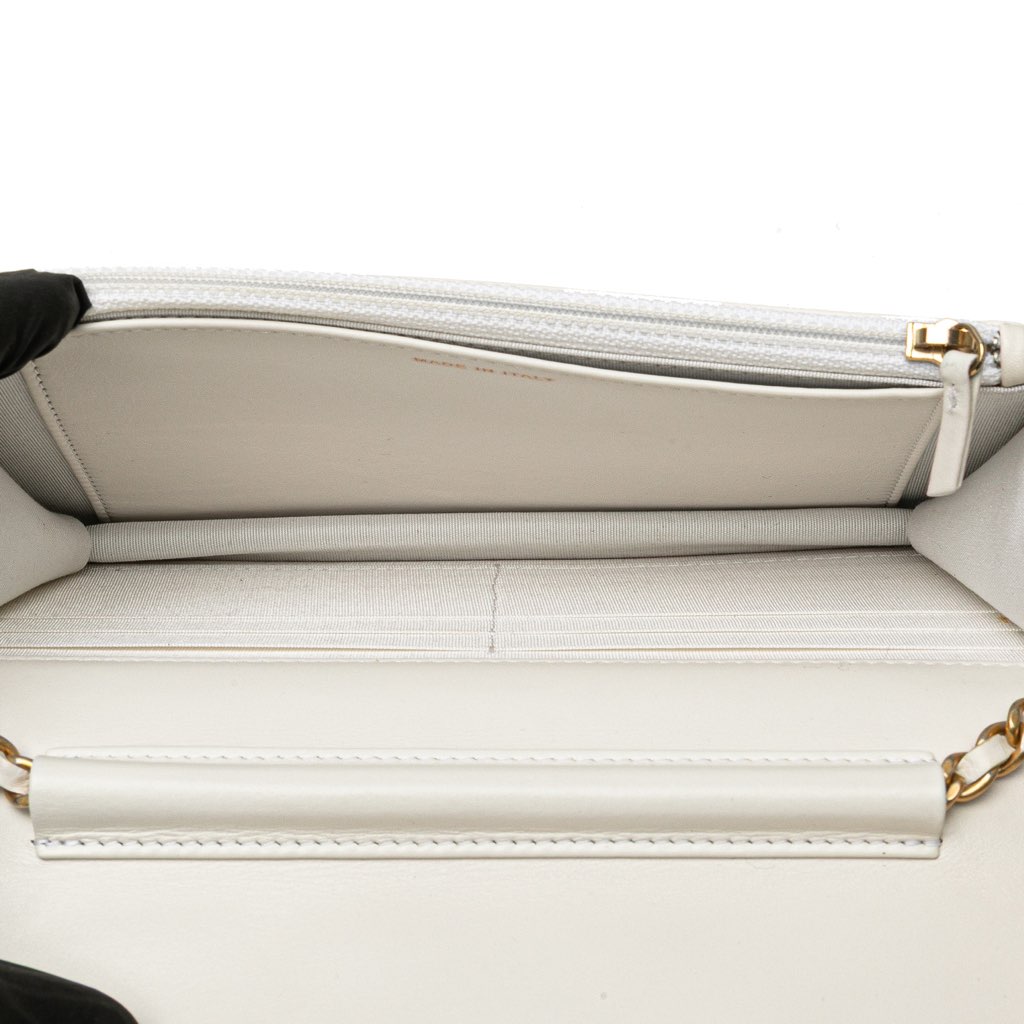 Chanel Calfskin Enchained Flap Wallet on Chain - 4