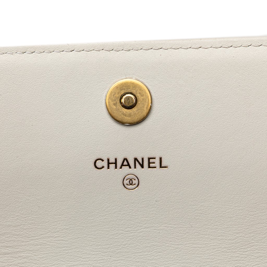 Chanel Calfskin Enchained Flap Wallet on Chain - 5