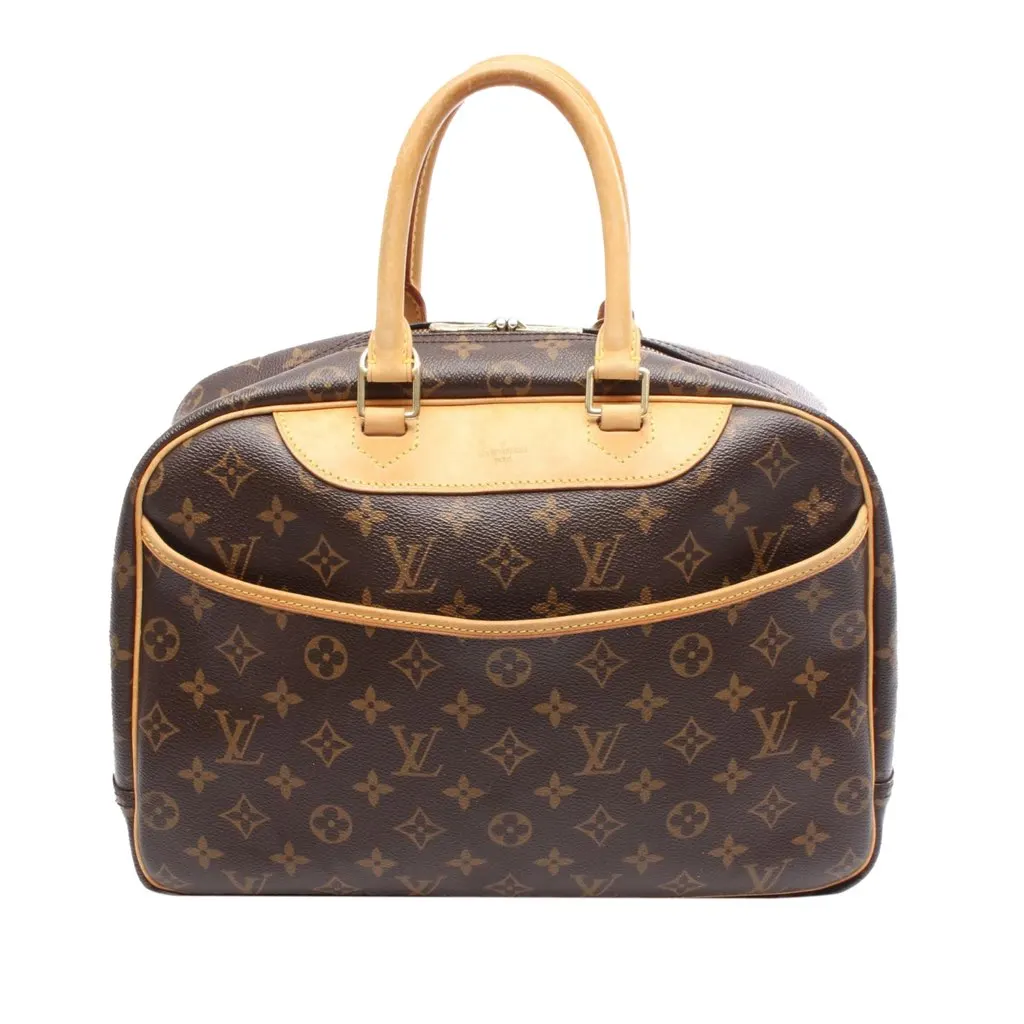 Louis Vuitton Monogram Deauville Brown Canvas Good - Front View