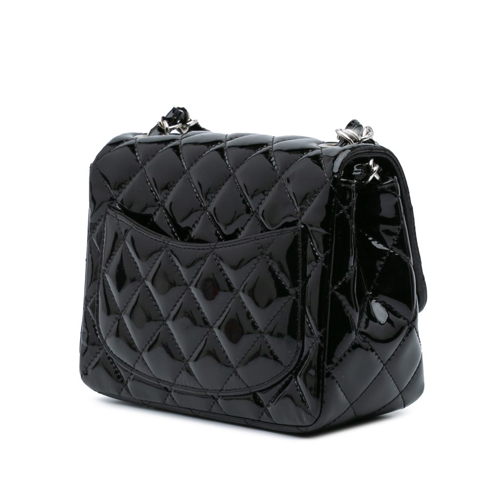 Chanel Mini Square Classic Patent Single Flap - 2