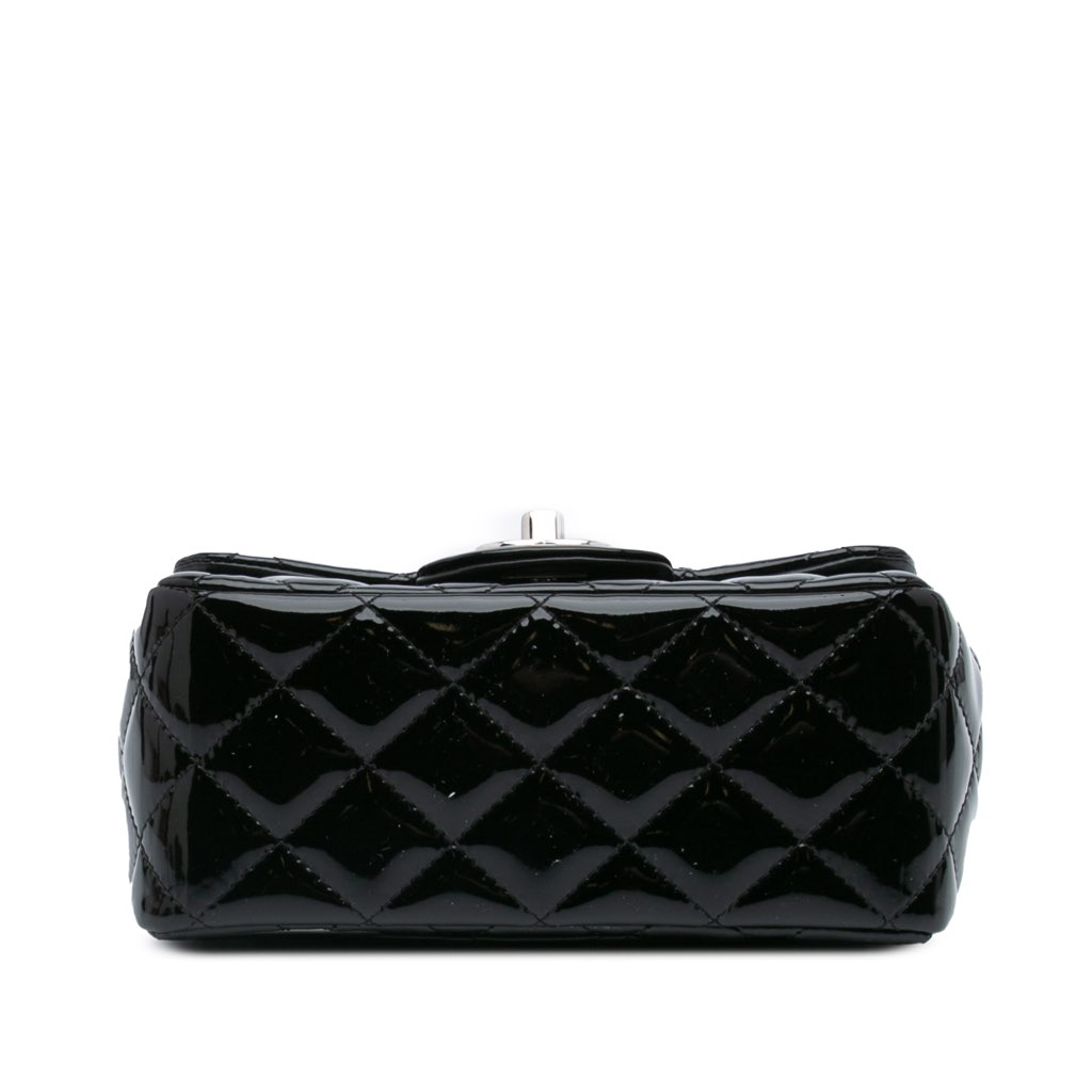 Chanel Mini Square Classic Patent Single Flap - 3