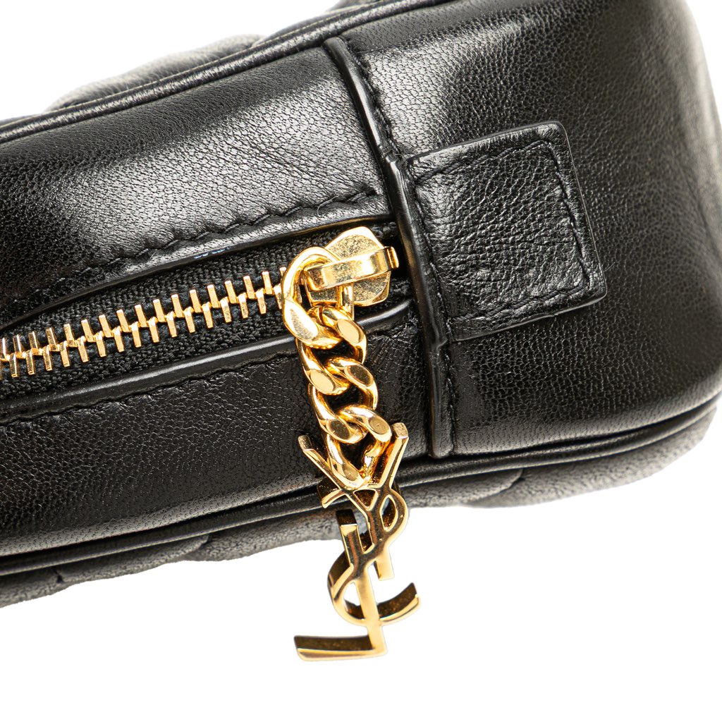 Saint Laurent Quilted Lambskin Lolita Cosmetics Pouch - Detail 2