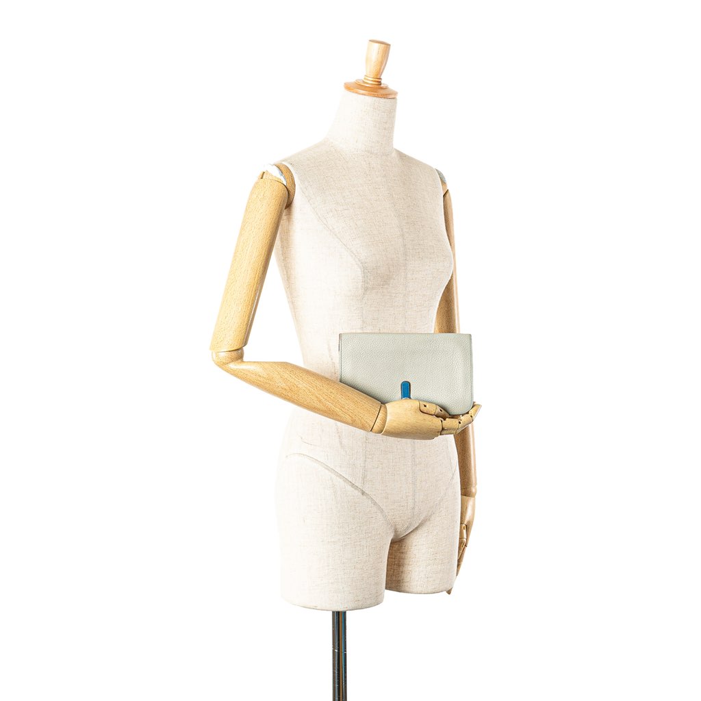 Hermès Bicolor Togo Dogon Duo Wallet GM - Image 15