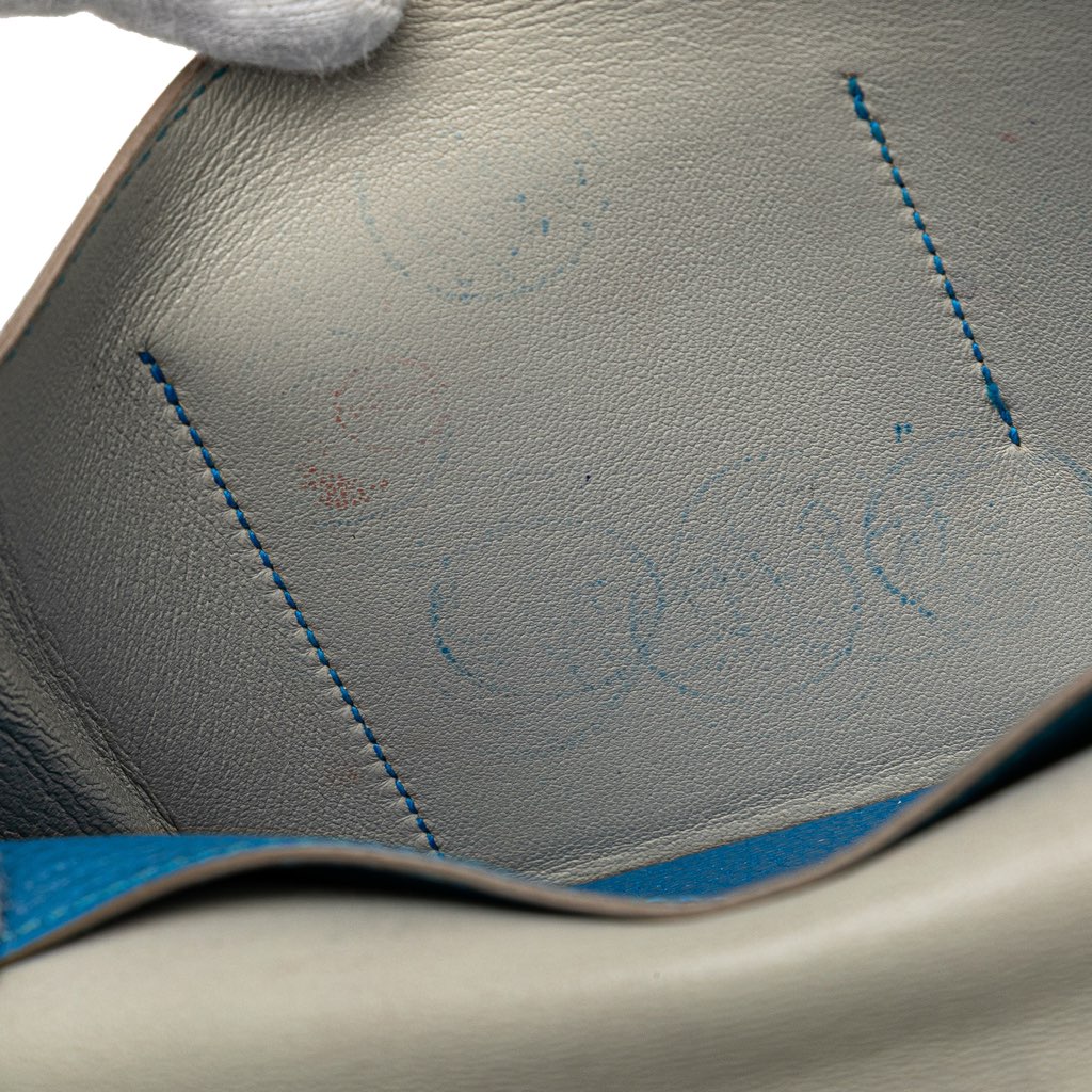 Hermès Bicolor Togo Dogon Duo Wallet GM - Image 12