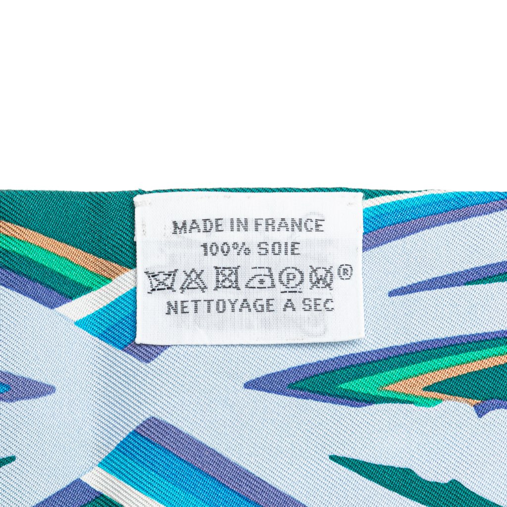 Hermès Brides de Gala Shadow Silk Twilly Scarf - Side view