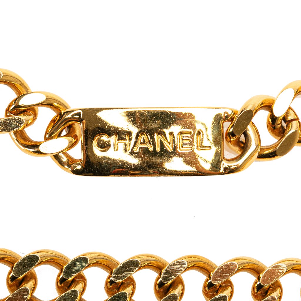 Chanel Gold Plated Medallion Chain Belt - 2