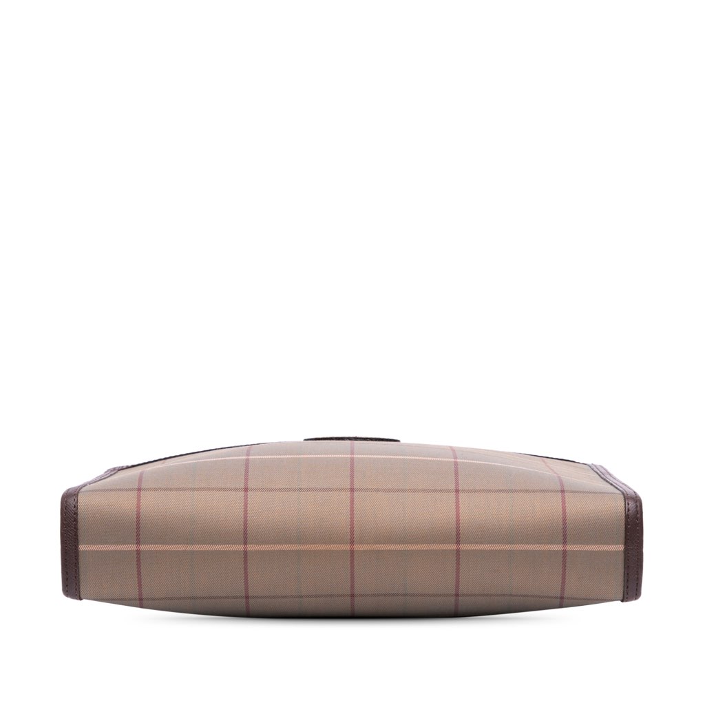 Burberry Vintage Check Canvas Clutch - Image 6