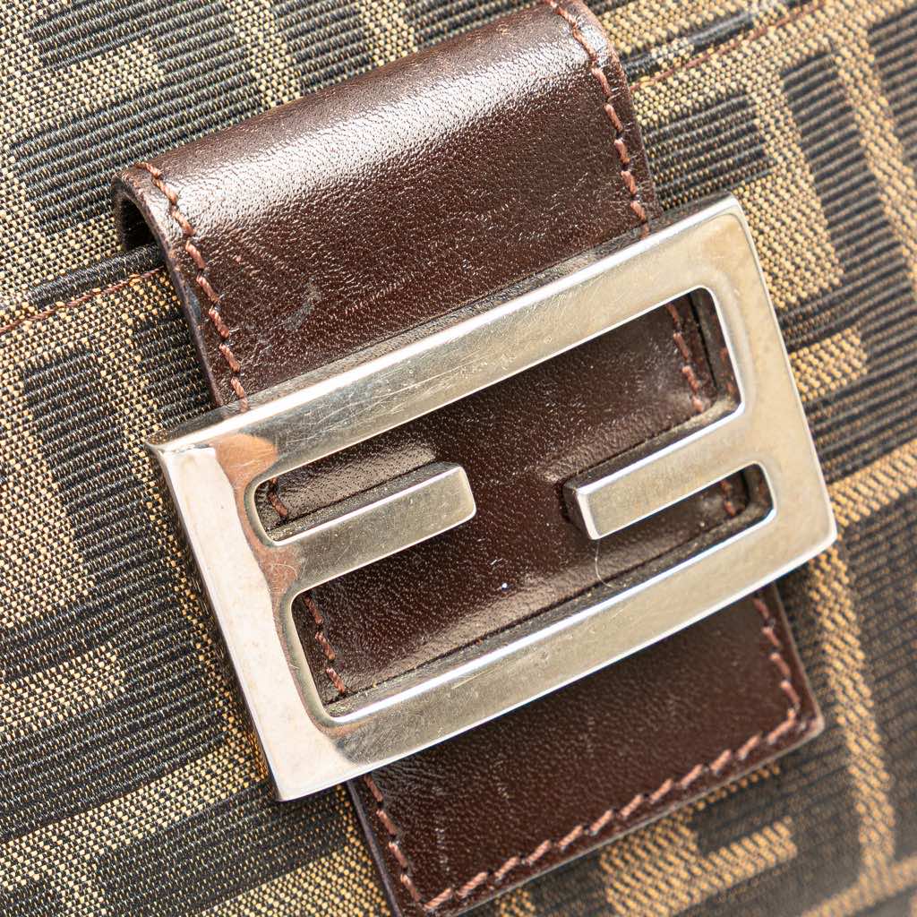 Fendi Zucca Canvas Shoulder Bag - Image 12