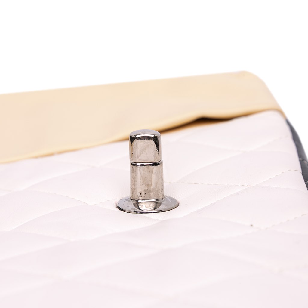 Chanel Jumbo Classic Tricolor Lambskin Colorblock Double Flap - Image 13