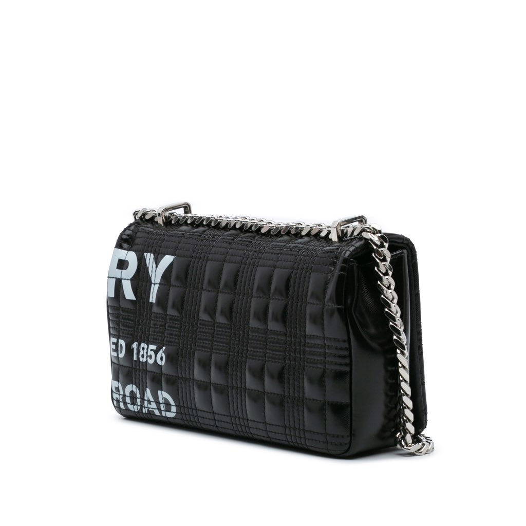 Burberry Small Patent Horseferry Lola Crossbody - 2