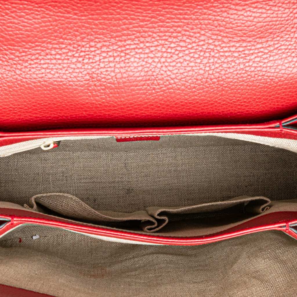 Gucci Medium Dollar Calf Interlocking G Satchel - 4