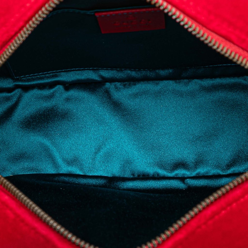 Gucci Small GG Marmont Matelasse Velvet Crossbody - 4
