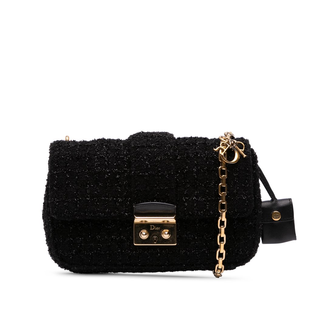Dior Mini Tweed Cannage Miss Dior Flap