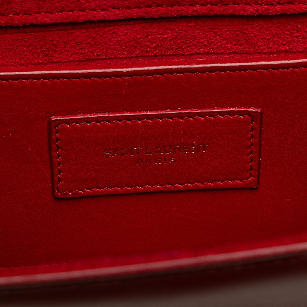 Saint Laurent Small Leather Monogram Kate Tassel Crossbody - Side view