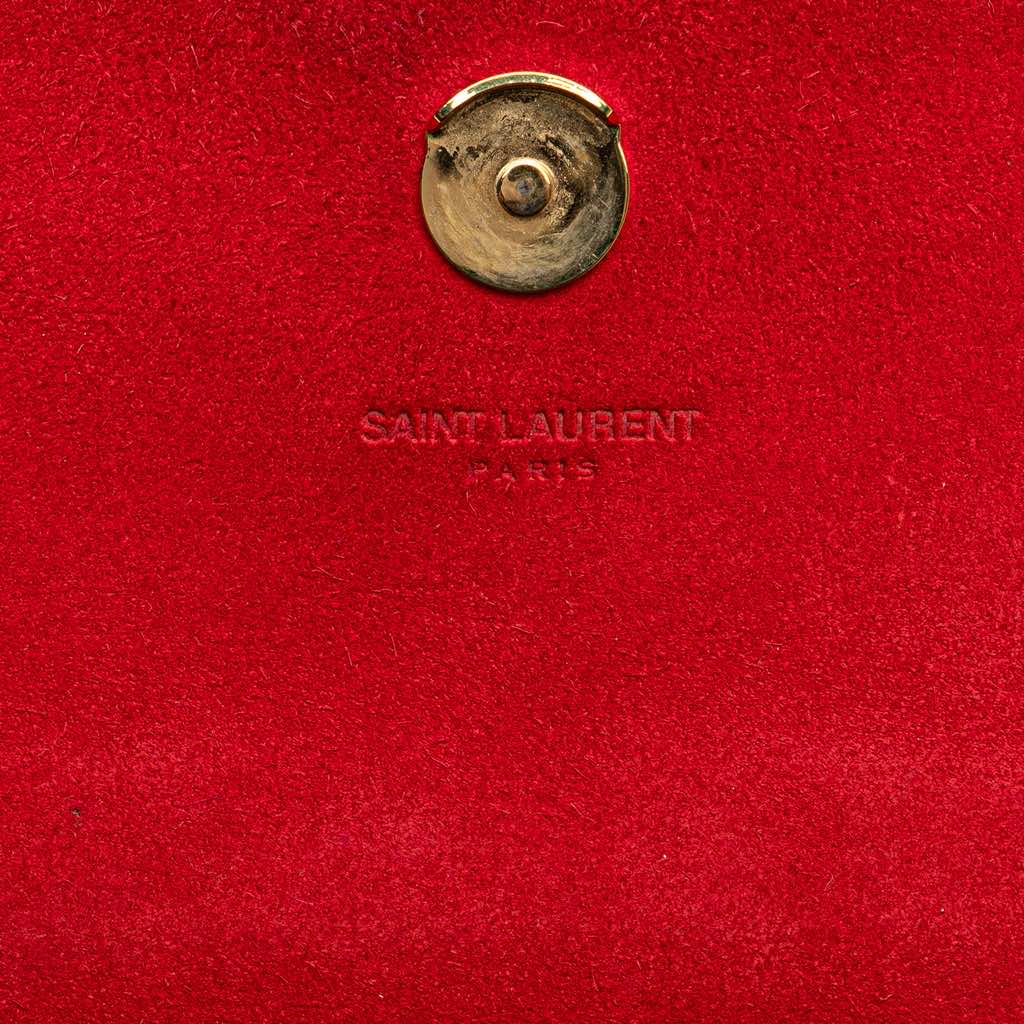 Saint Laurent Small Leather Monogram Kate Tassel Crossbody - Image 10