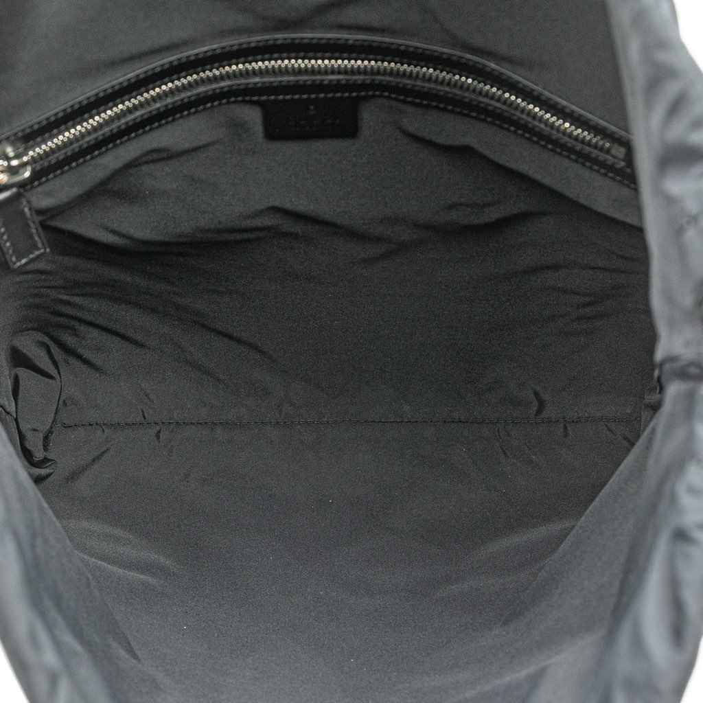 Gucci Leather Gucci Ghost Drawstring Backpack - 4