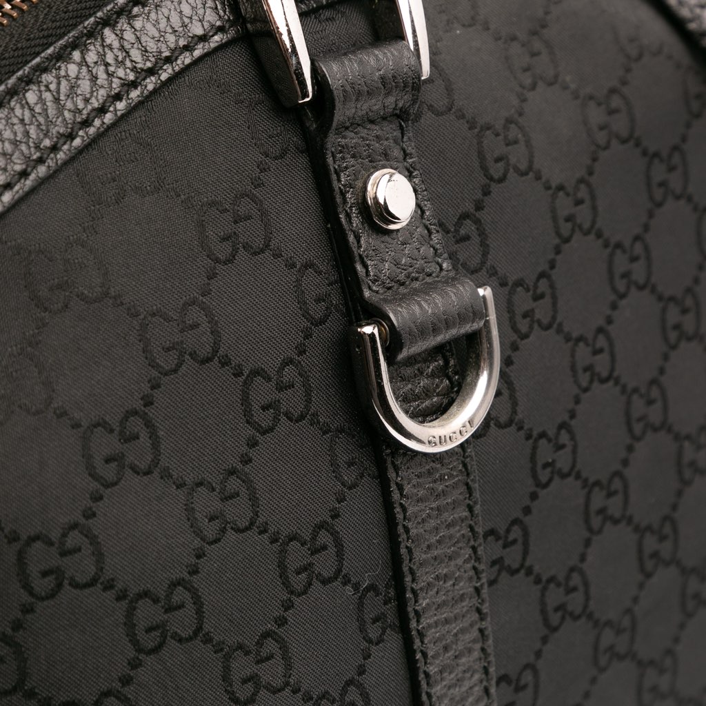 Gucci Large GG Canvas Charm Dome Satchel - Image 11