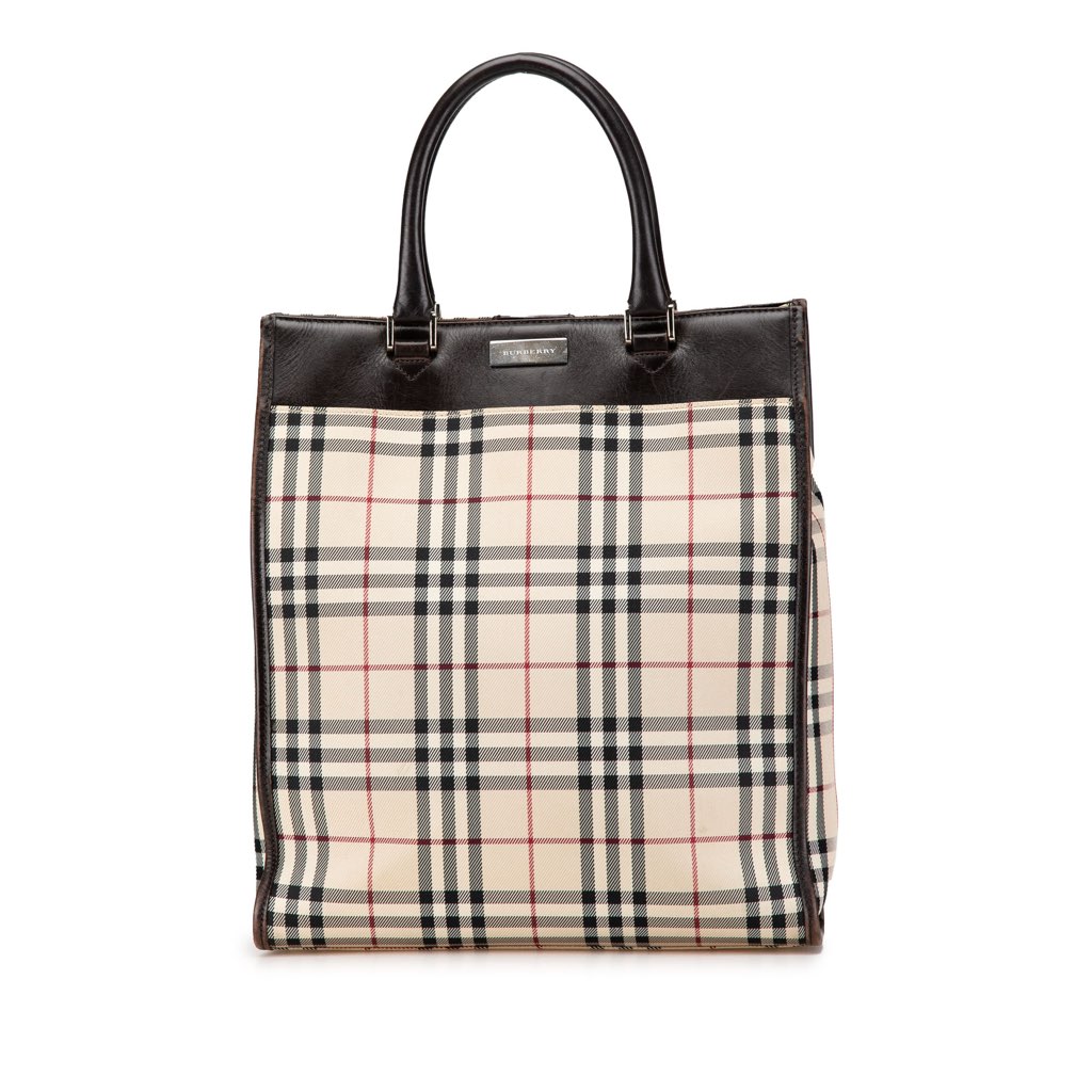 Burberry House Check Canvas Tote