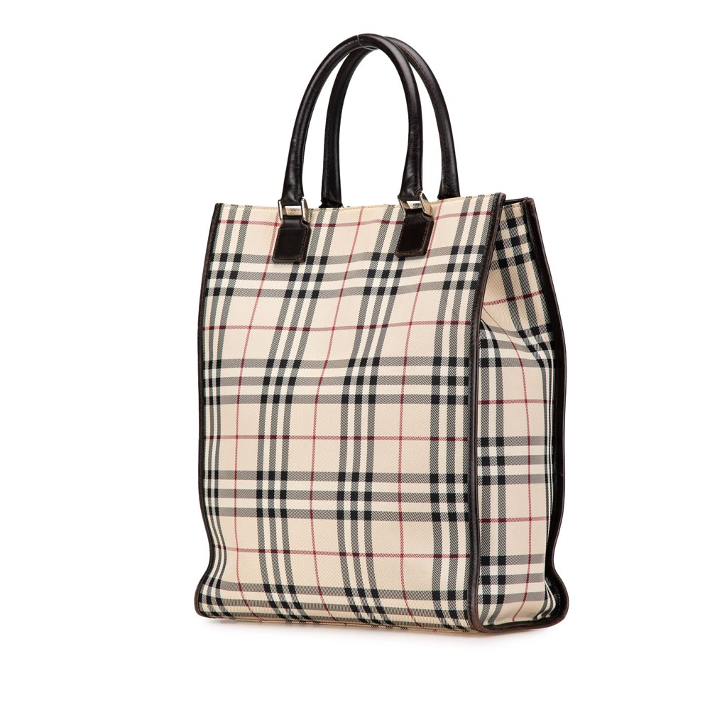 Burberry House Check Canvas Tote - 2