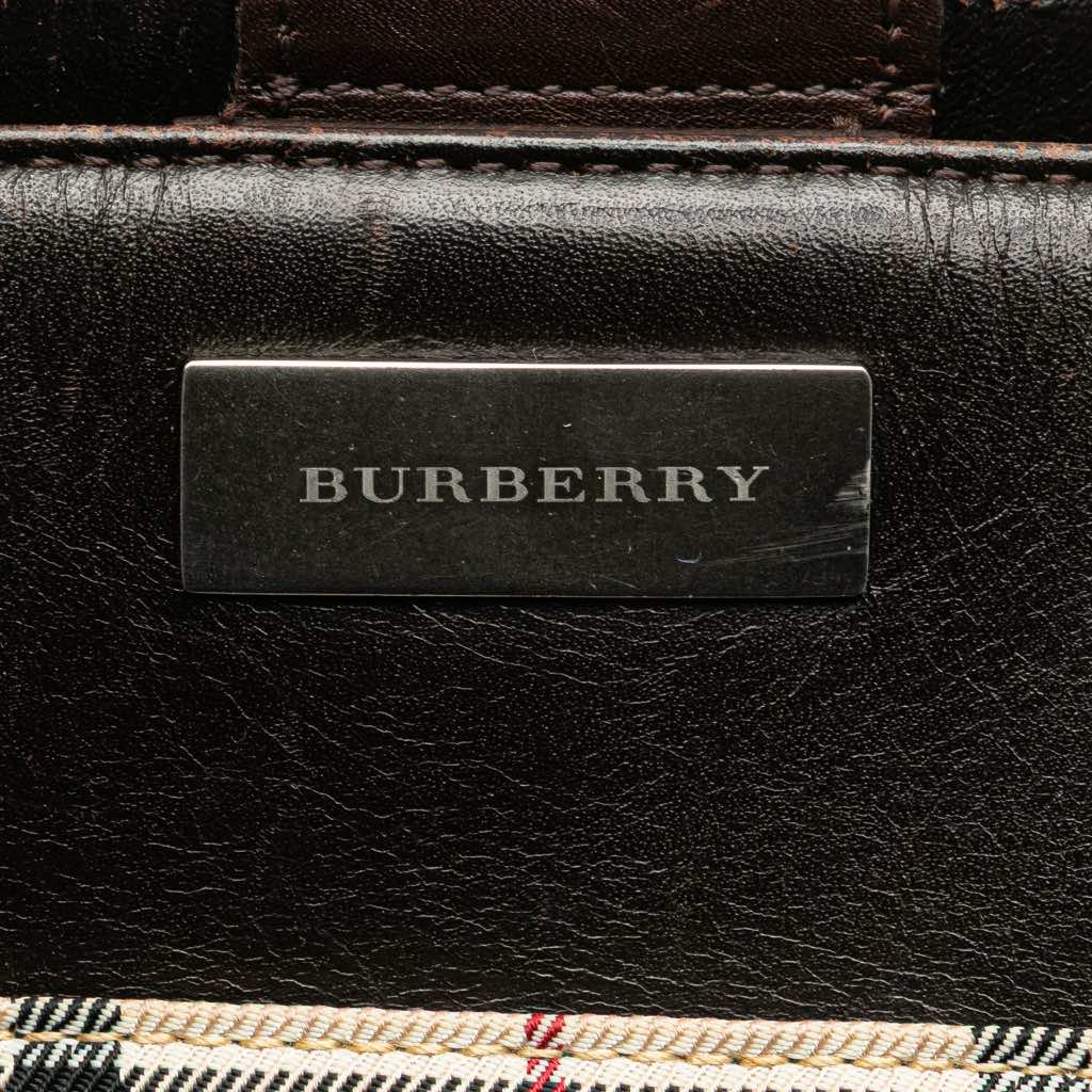 Burberry House Check Canvas Tote - 5