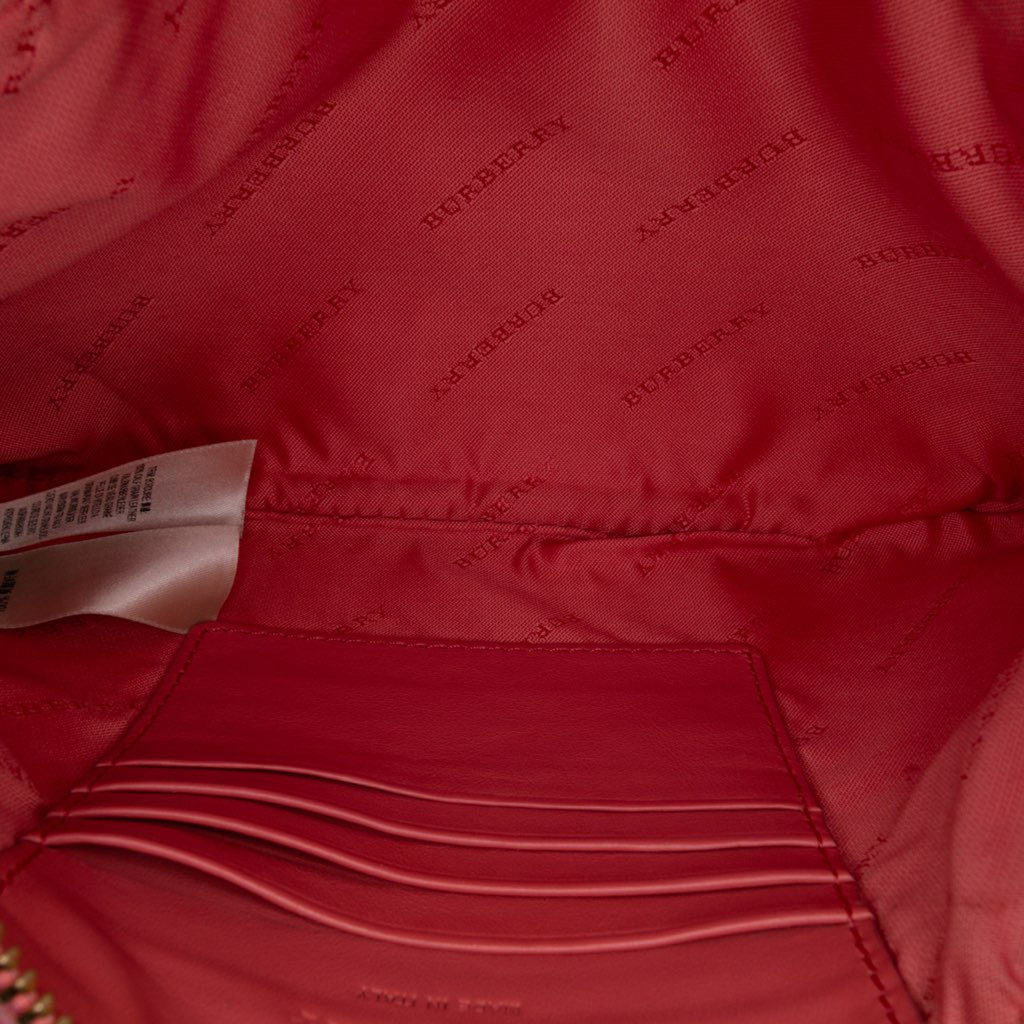 Burberry Haymarket Check Canvas Peyton Crossbody - 4