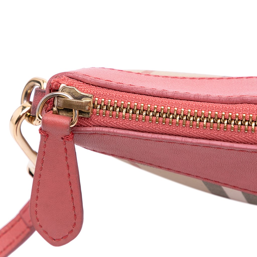 Burberry Haymarket Check Canvas Peyton Crossbody - Detail 1