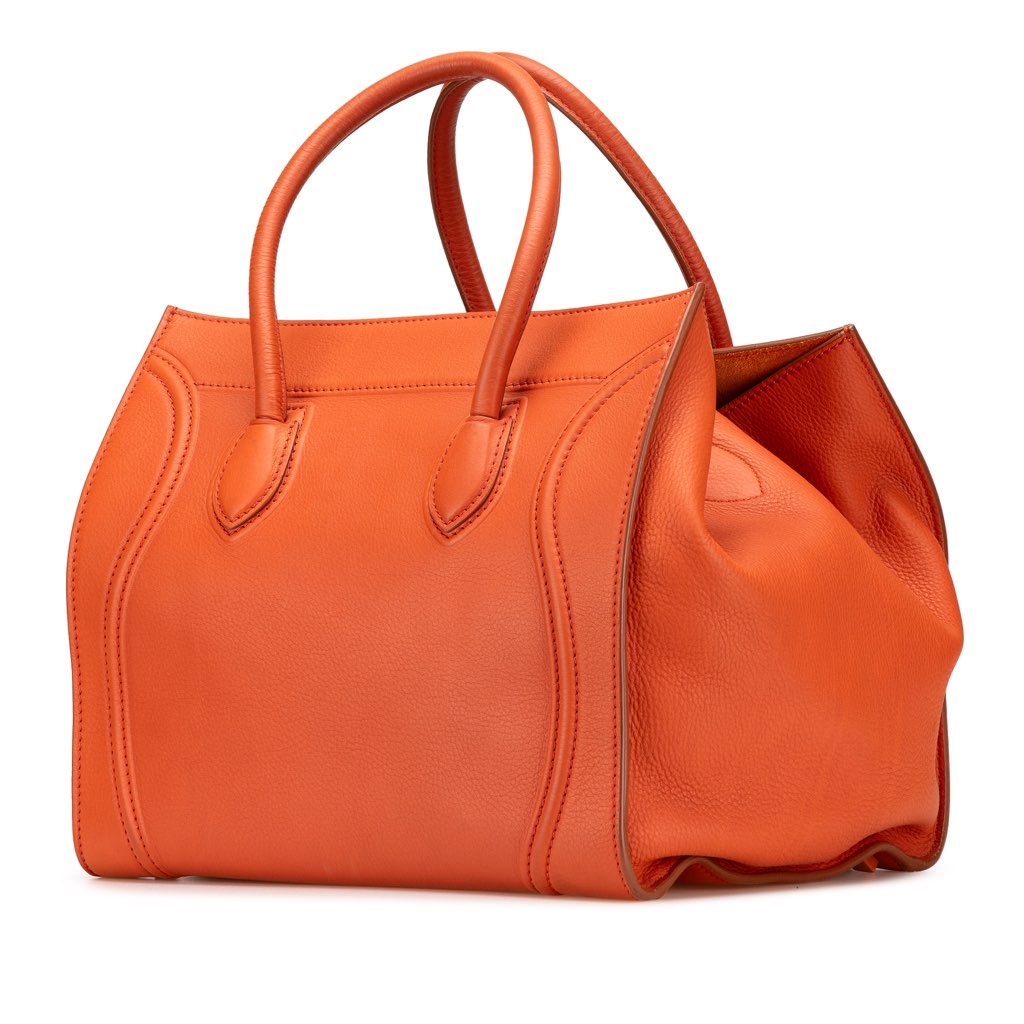 Celine Medium Leather Phantom Luggage Tote - 2